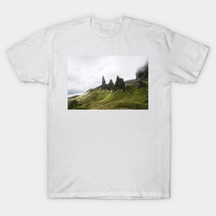 Old man of Storr in Scotland - Landscape Photography T-Shirt